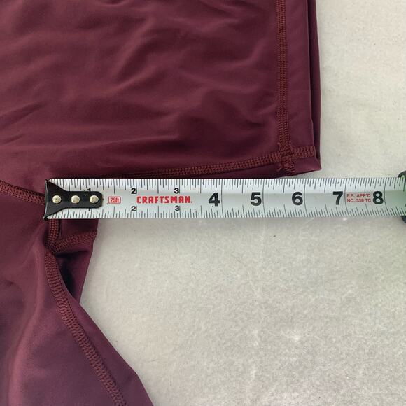 Adidas Womens Bike Training Shorts Techfit Burgundy Size S - Picture 6 of 7